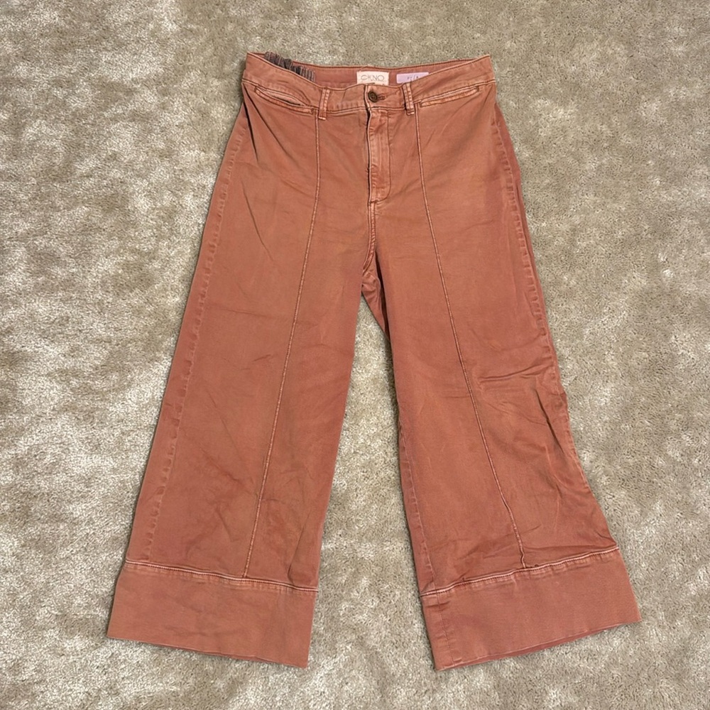 Chino by Anthropologie, wide leg pant, size 8